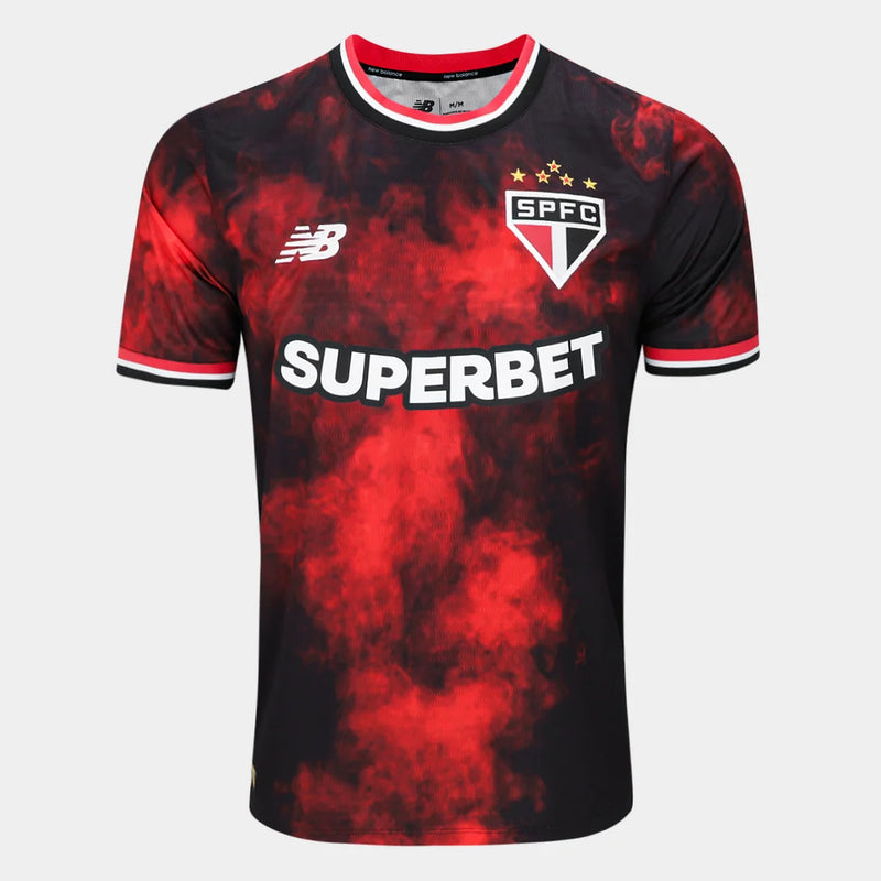 Camisa do Tricolor Third llI 24/25 - Preta e Vermelha