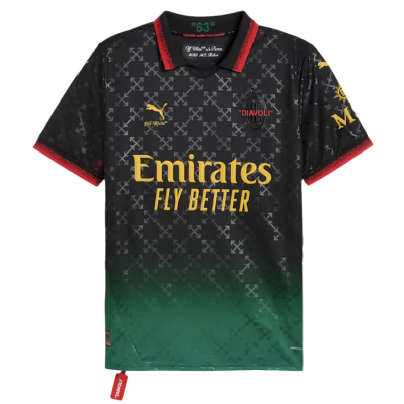 Camisa AC Milan IV 25/26 Masculina X Off-White - Terra dos sonhos