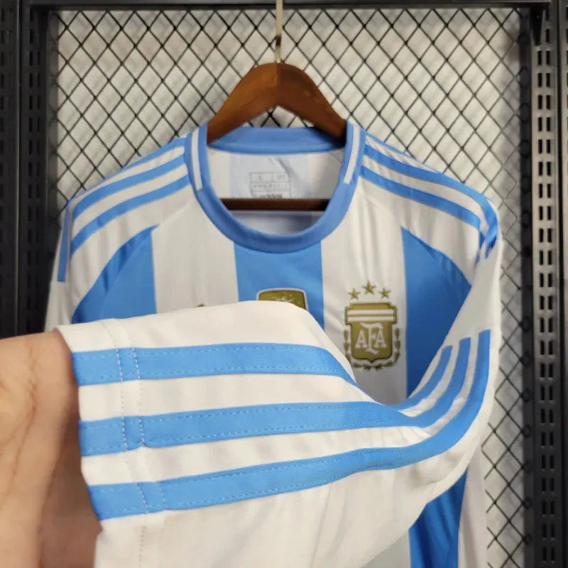 Camisa Manga Longa Argentina 2024/25 Adidas