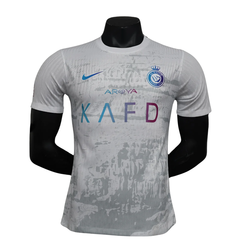 Camisa Al Nassr Third lll 23/24 Jogador Masculino - Branca