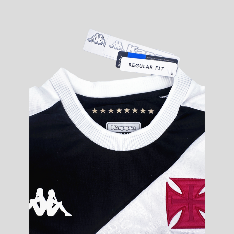 Camisa Vasco da Gama Home I 24/25 s/n° - Preta Com Patrocínios