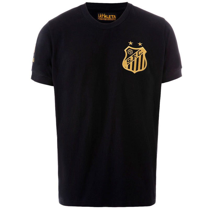 Camisa Santos Pelé 1000 gols  s/n° - Masculina Preta