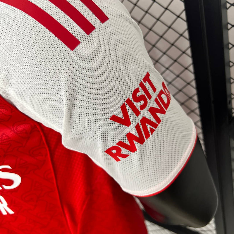Camisa Arsenal Home l Jogador Adidas 25/26 - Vermelha