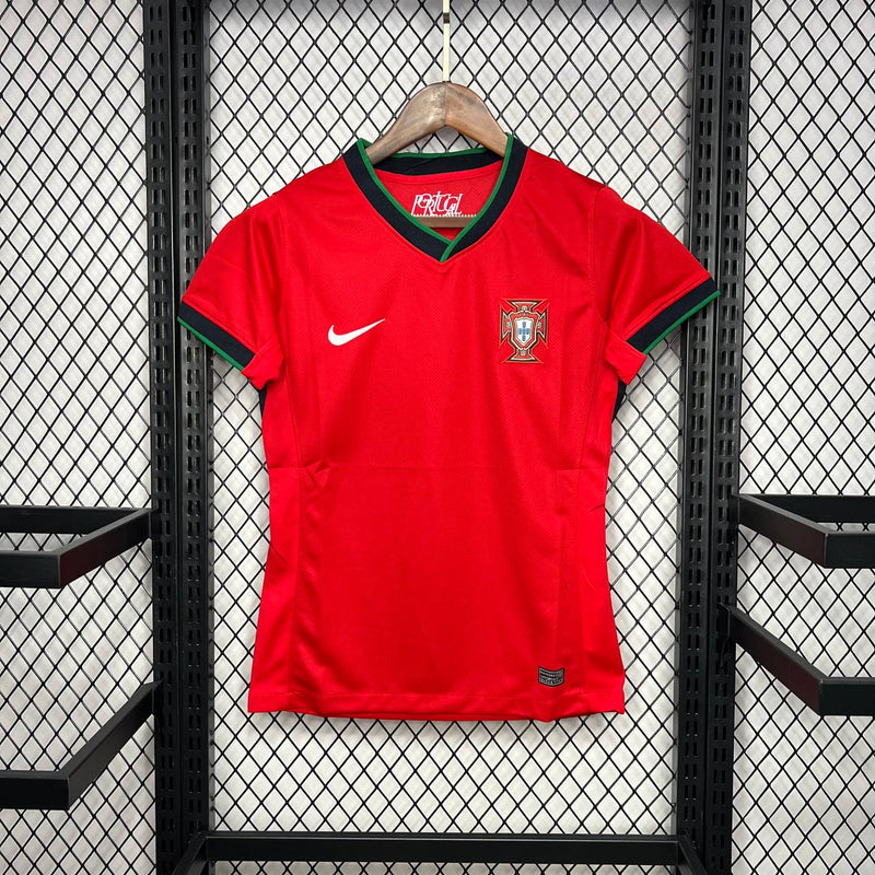 Camisa Feminina Portugal 24/25 - Vermelha