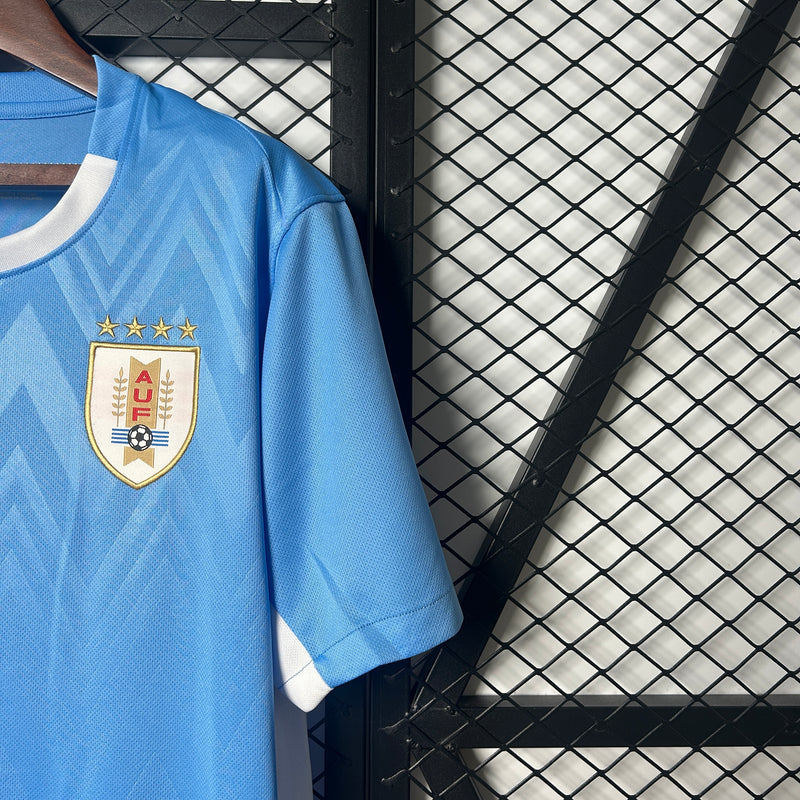 Camisa Seleção do Uruguai Home l 25/26 - Azul