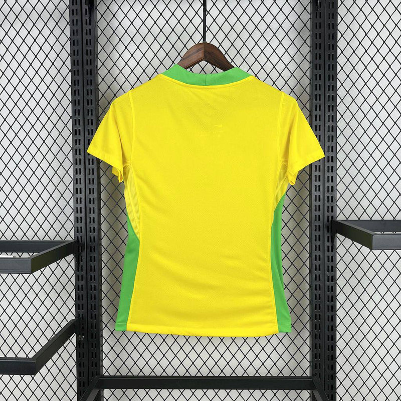 Camisa Feminina Seleção Brasileira Home l 25/26 - Amarela