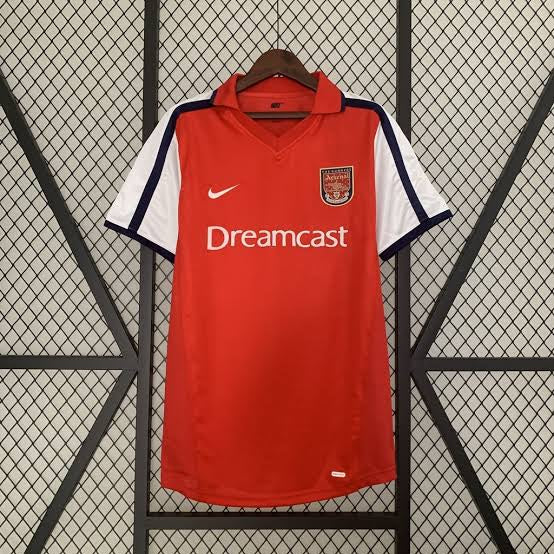 Camisa Arsenal Retrô 2001/2002 Vermelha - Nike