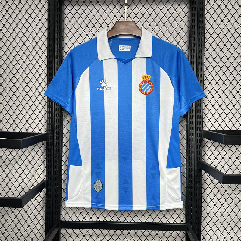 Camisa Espanyol Home l 24/25 Torcedor Masculino - Azul e Branco