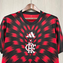 Camisa Flamengo Pre Jogo 25/26 - Vermelha e Preta