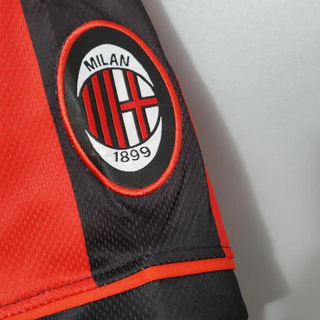 Camisa Milan Retrô 1996/1997 - Vermelha e Preta
