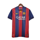 Camisa Barcelona Retrô 2014/2015 Azul e Grená - Nike