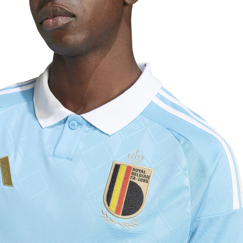 Camisa Bélgica Away 24/25 Torcedor Masculino - Azul celeste