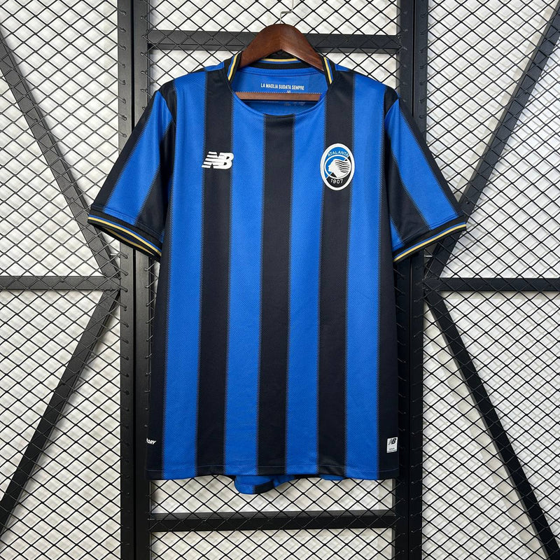 Camisa Atalanta Home l 25/26 - Azul e Preta