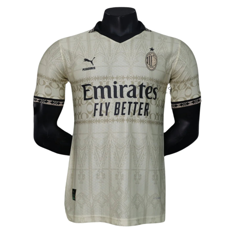 Camisa AC Milan Fourth 2024/25 Jogador Masculino - Off White