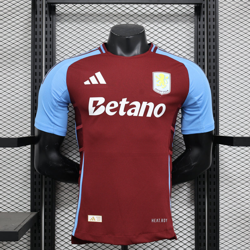 Camisa Aston Villa Home l 24/25 Jogador - Masculino