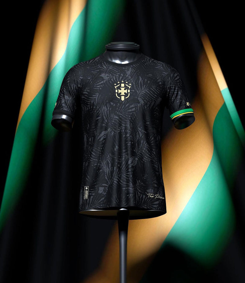 Camisa The Prince Neymar JR s/n° Preta commafootball - 2023/2024