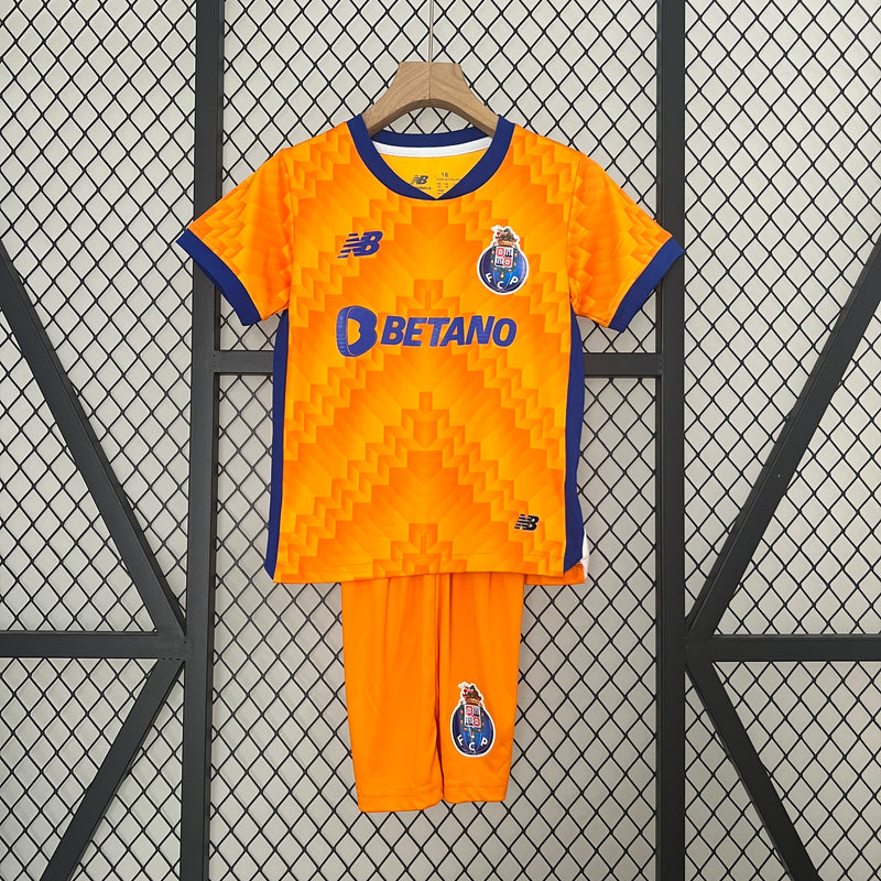 Kit Infantil Porto Third 24/25 - Laranja