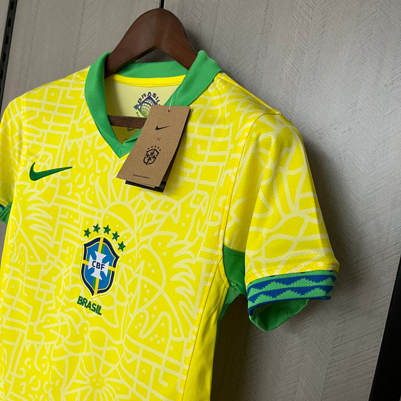 Camisa Feminina Seleção brasileira Home l 24/25 - Amarela