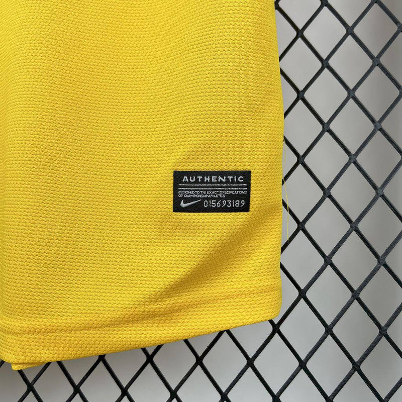 Camisa Seleção Brasileira Retrô 2012 - Amarela
