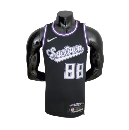 Camisa Basquete NBA Regata Sacramento Kings Masculina - Preta