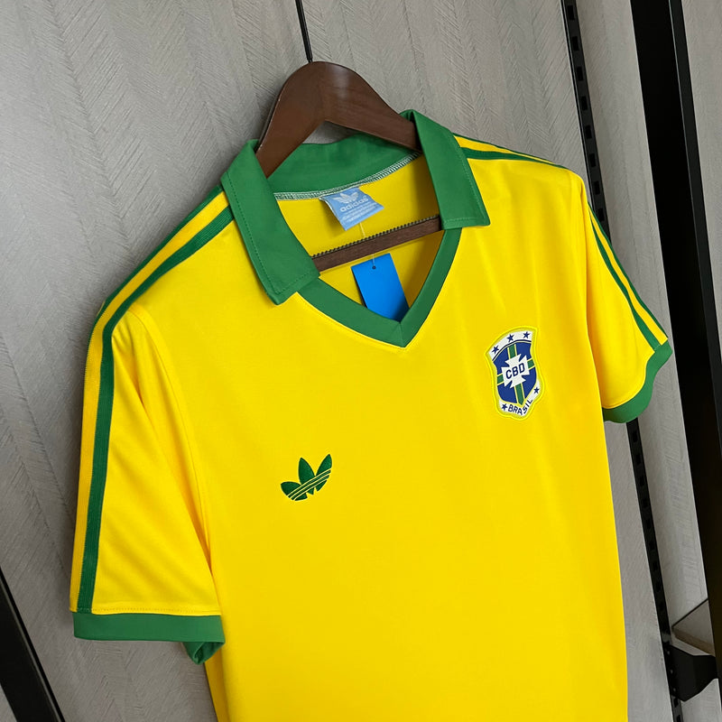 Camisa Retrô Seleção Brasileira 1977 Home l - Adidas