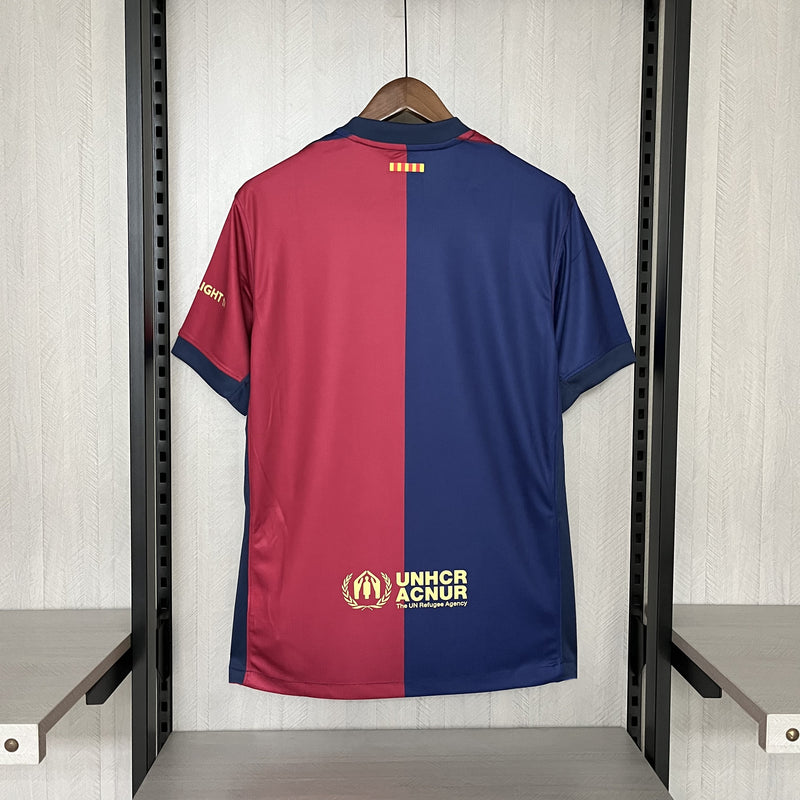 Camisa Barcelona Home l Torcedor 24/25 - Azul e Grená