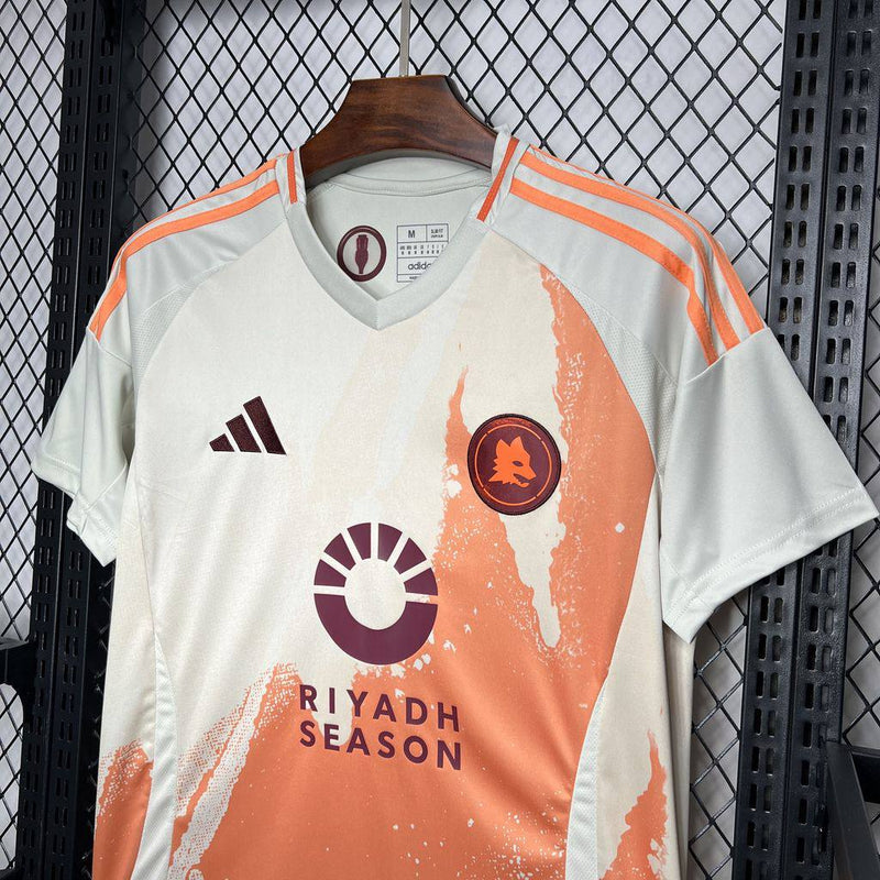 Camisa Roma Away ll 24/25 - Torcedor Branca