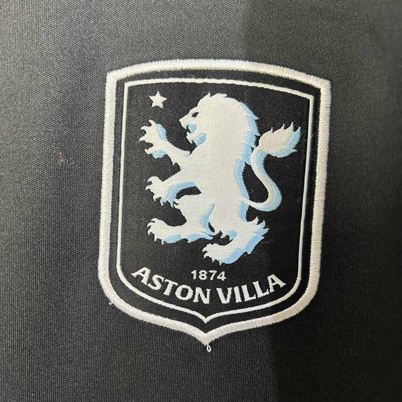 Camisa Aston Villa Away ll Torcedor 25/26 - Preta