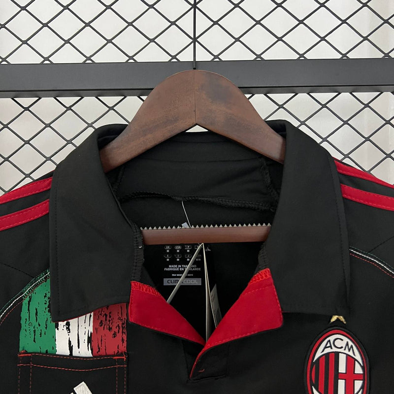 Camisa Milan Retrô 2011/2012 - Preta
