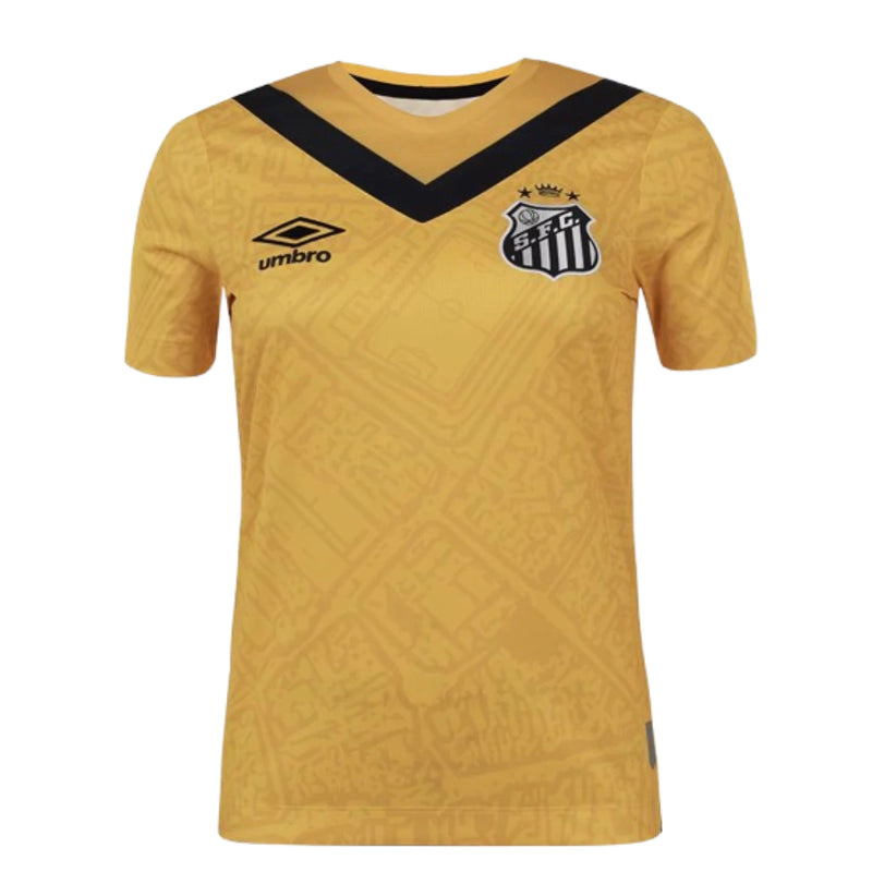 Camisa Feminina Santos Third lll 24/25 - Amarela