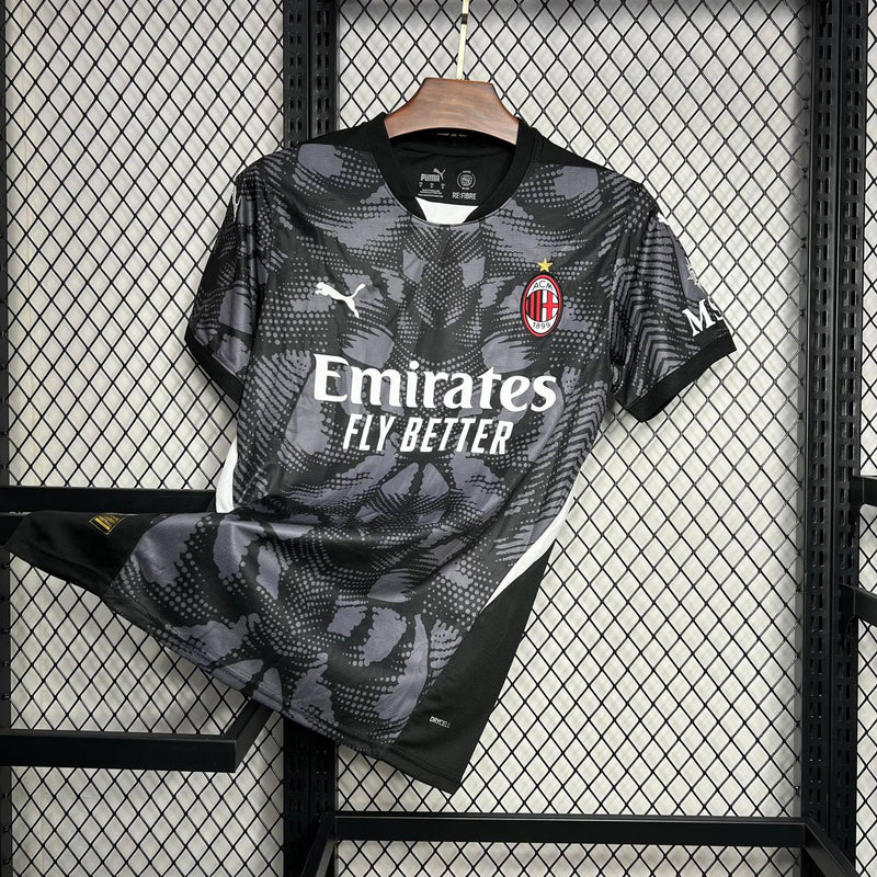 Camisa Milan 24/25 Goleiro - Torcedor - Preta