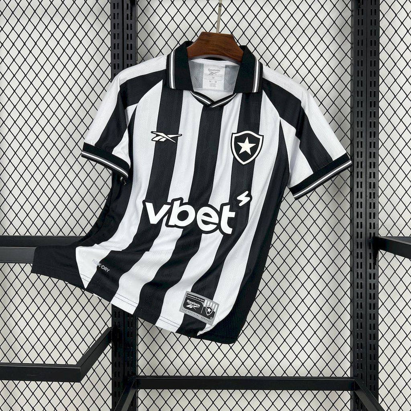 Camisa Botafogo Home l 25/26 - Preta e Branca