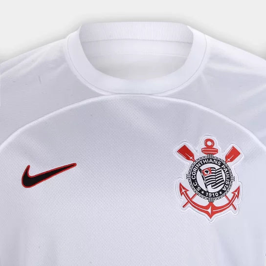 Camisa Corinthians Home l 23/24 - Torcedor - Branca