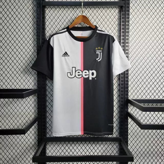 Camisa Juventus Retrô 2019/2020 - Preta e Branca