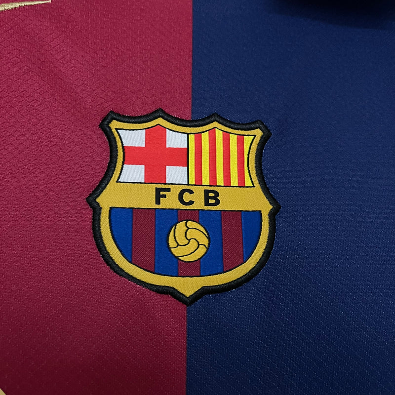 Camisa Barcelona Home l Torcedor 24/25 - Azul e Grená