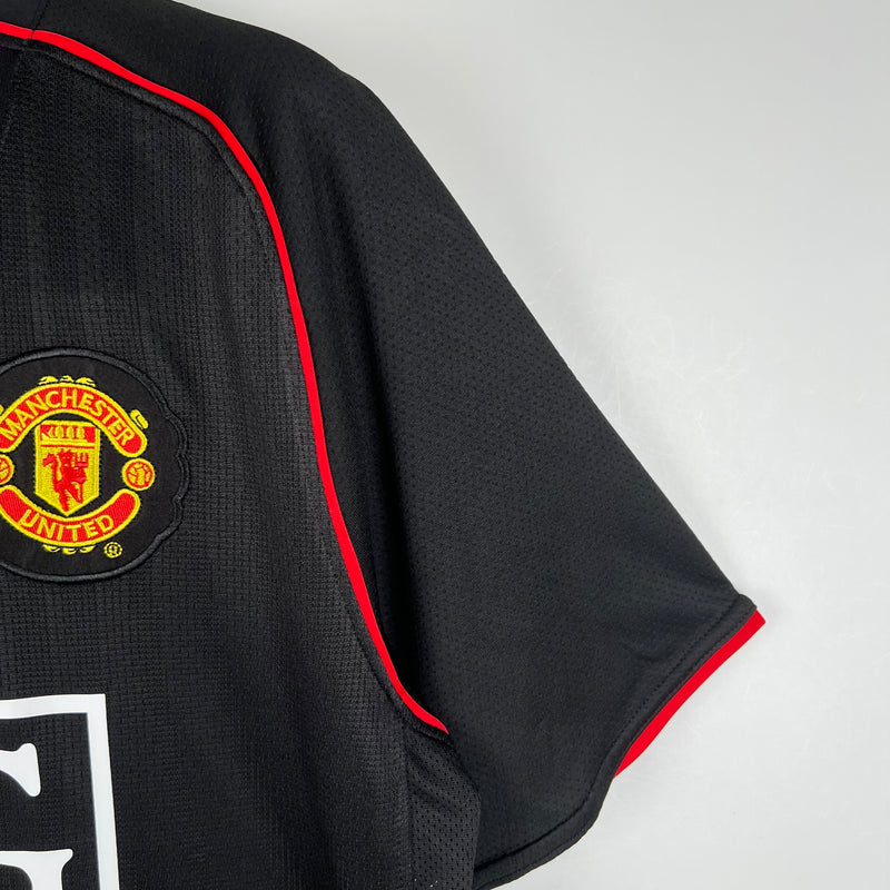 Camisa Retrô Manchester United 2007/08 - Preta