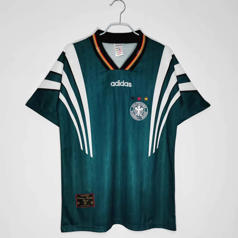 Camisa Seleção Alemanha Retrô 1996 Verde - Adidas