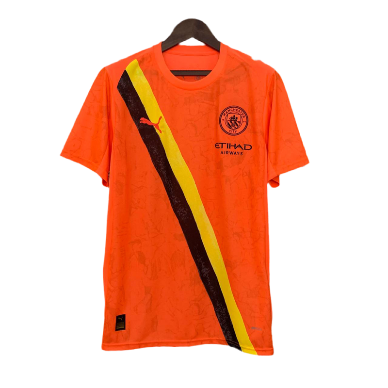 Camisa Manchester City Edição Especial 25/26 - Laranja