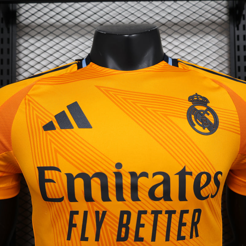 Camisa Real Madrid Third lll 24/25 - Versão Jogador Masculino - Laranja