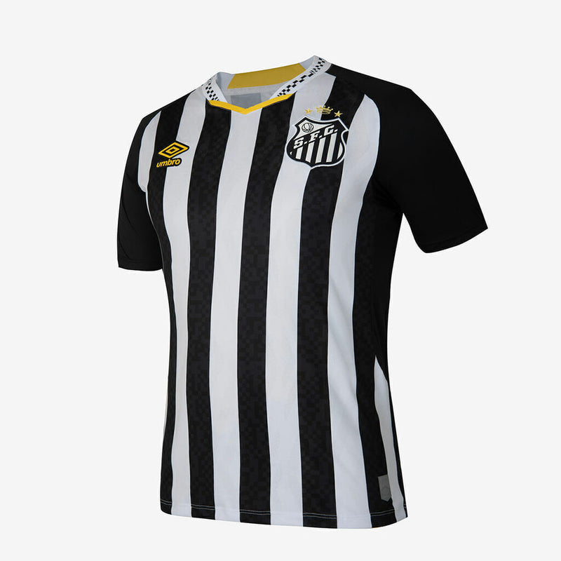 Camisa Santos Away ll 25/26 - Preta e Branca