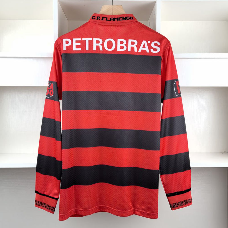 Camisa Flamengo Retrô 1994 Manga Longa