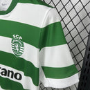 Camisa Sporting Home l 25/26 - Branca e Verde