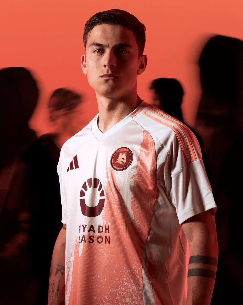 Camisa Roma Away ll 24/25 - Torcedor Branca