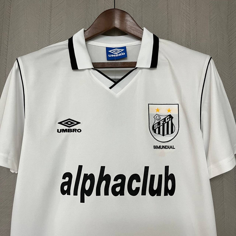 Camisa Santos Retrô 2001 - Masculina Branco