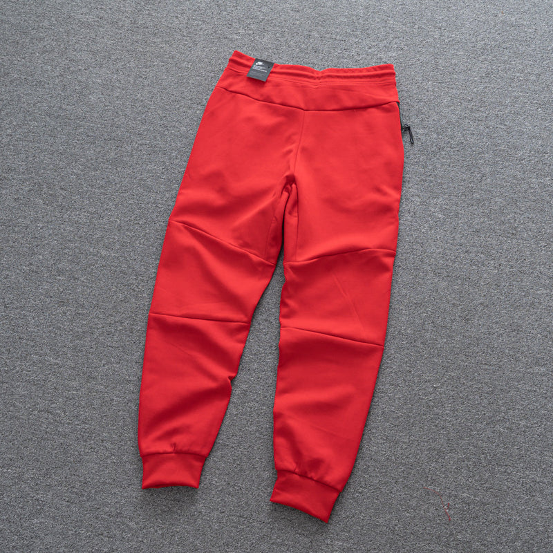 Conjunto Tech Fleece Nike - Vermelho