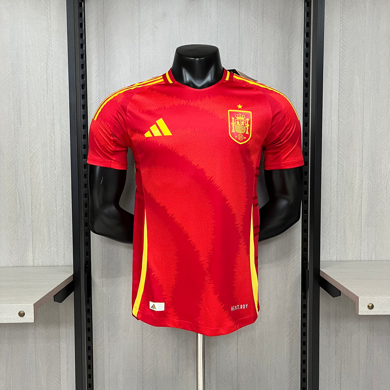 Camisa Espanha Home l 24/25 - Versão Jogador  - Vermelho