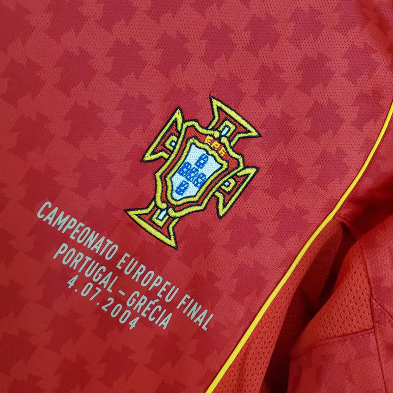 Camisa Portugal Retrô 2004 Vermelha e Verde - Nike