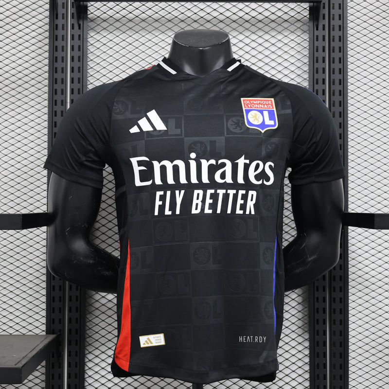 Camisa Lyon Away ll Jogador 24/25 - Preta