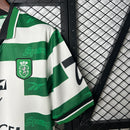 Camisa Retrô Sporting 99/00 - Branca e Verde