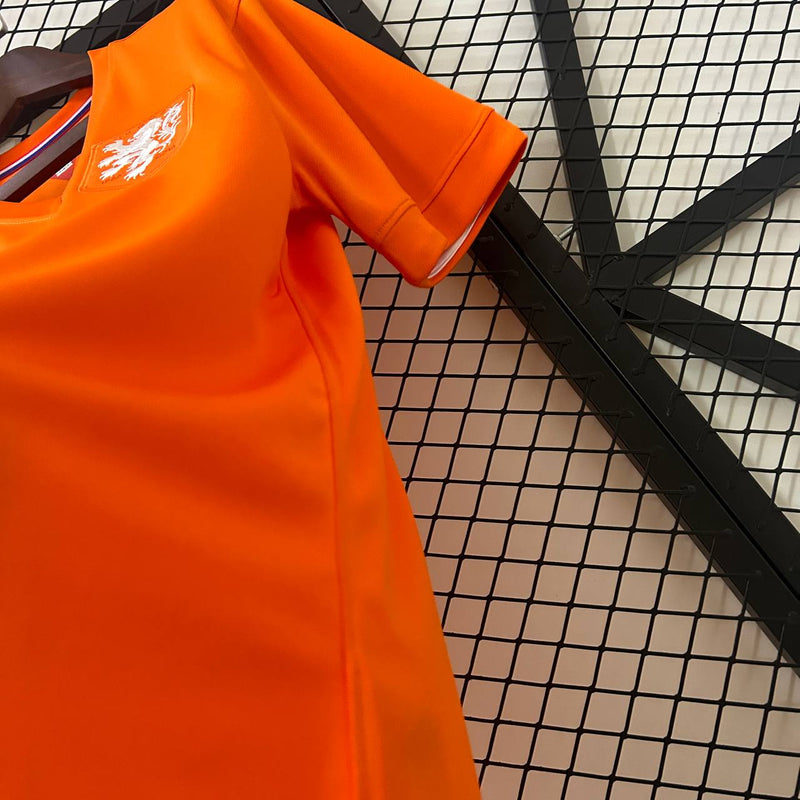 Camisa Holanda Retrô 2014 - Laranja